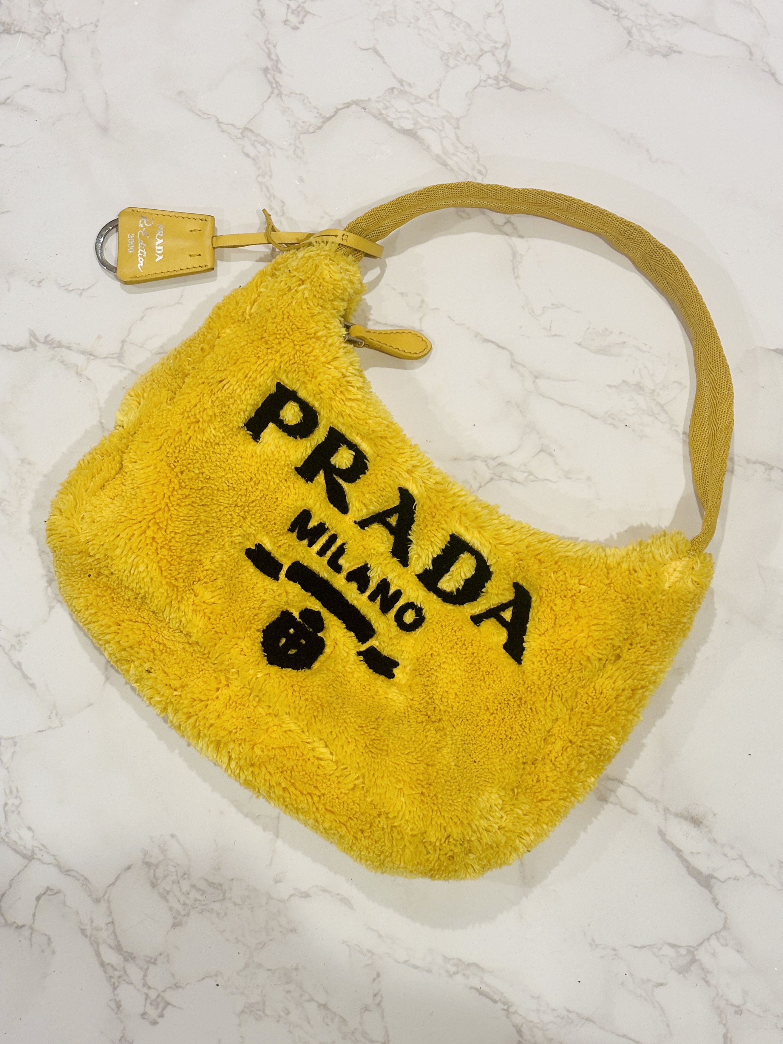 Prada Canary Fuzzy Bag Size ONE SIZE - 4 Thumbnail