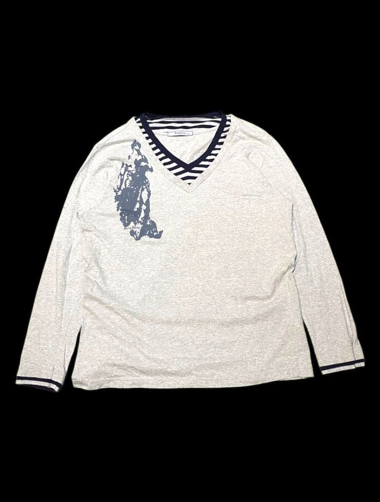 If Six Was Nine × Japanese Brand × Le Grande Bleu (L.G.B.) 🩶Poem ~ Longsleeve Bang-Bang IfSixWasNine🩶 Size US XL / EU 56 / 4 - 1 Thumbnail