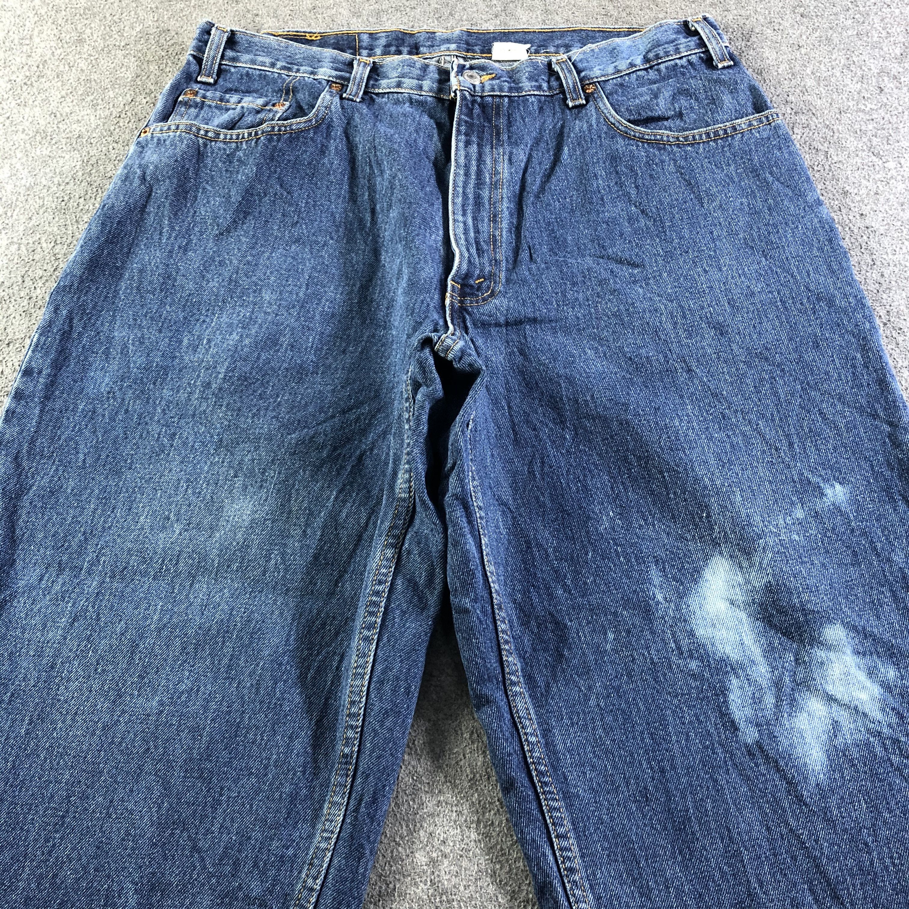 Levi's × Vintage 90s Vintage Blue Wash Levis 560 Jeans-J4482 Size US 36 / EU 52 - 3 Thumbnail