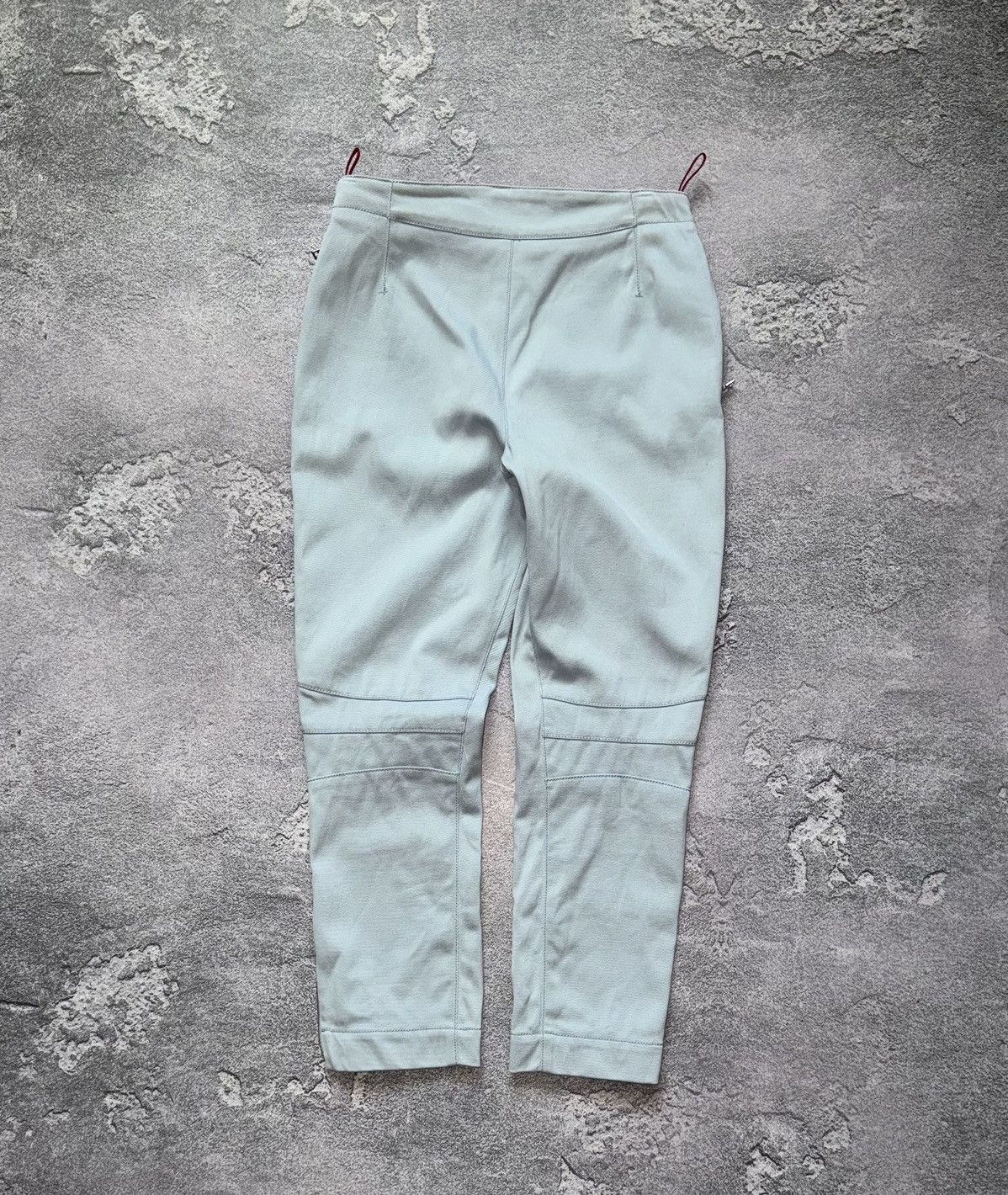 Prada × Vintage Prada 42 blue zip vintage sweat pant trouser chino zip jean Size 28" / US 6 / IT 42 - 18 Thumbnail