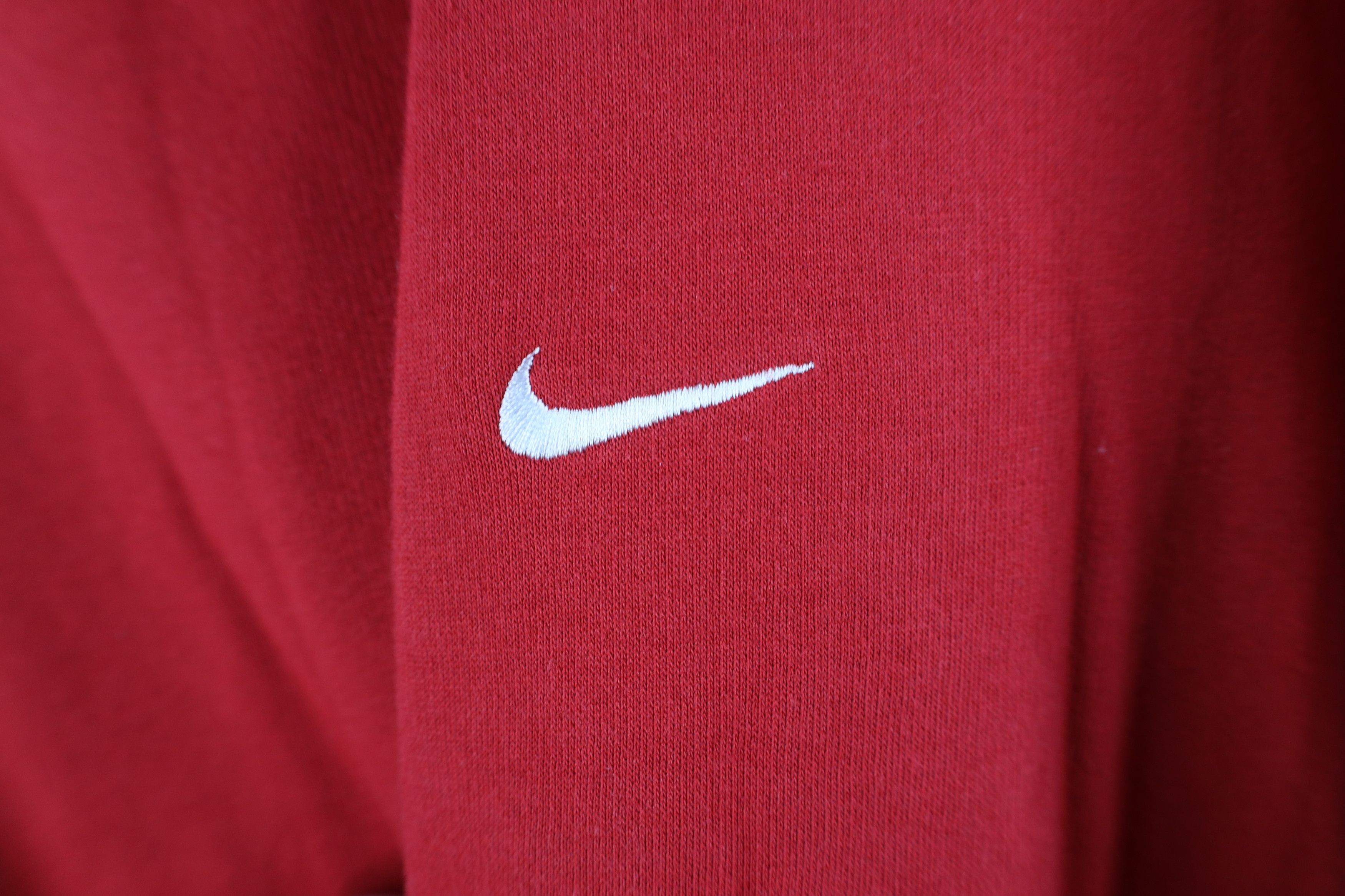 Nike Vintage Y2K Nike Scott Mini Swoosh Crewneck Sweatshirt Red Size US XXL / EU 58 / 5 - 4 Thumbnail