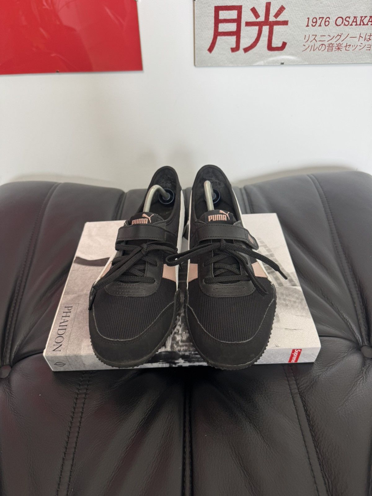 Puma Puma Speed Cat Hype Low Shoes Black Light Pink Vintage Y2k Size US 10.5 / IT 40.5 - 2 Thumbnail