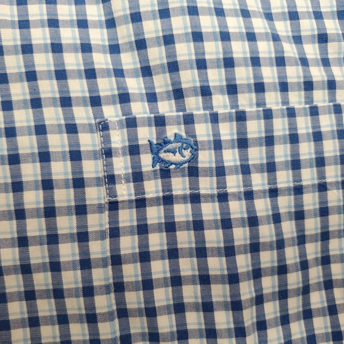 Southern Tide Southern Tide Shirt Mens M Blue Plaid Woven Long Sleeve Button-Down Preppy Casual Size US M / EU 48-50 / 2 - 4 Thumbnail