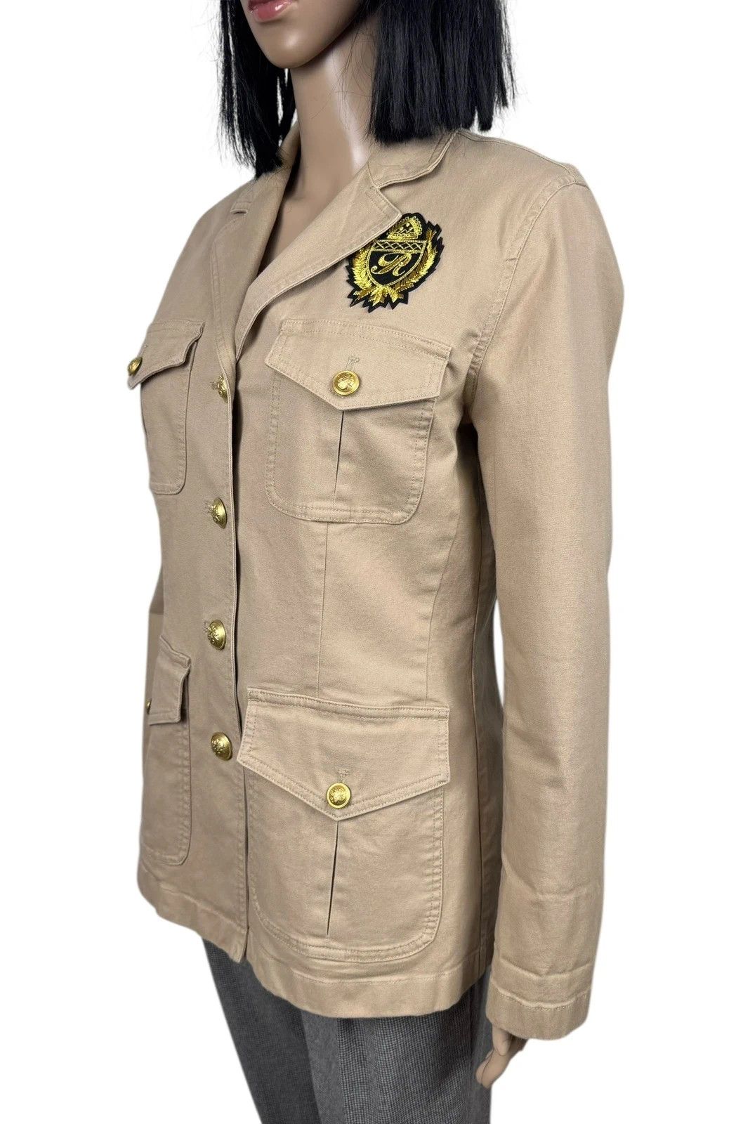 Lauren Ralph Lauren Lauren Ralph Lauren Denim Jacket Army Button Up size US6 Size M / US 6-8 / IT 42-44 - 4 Thumbnail