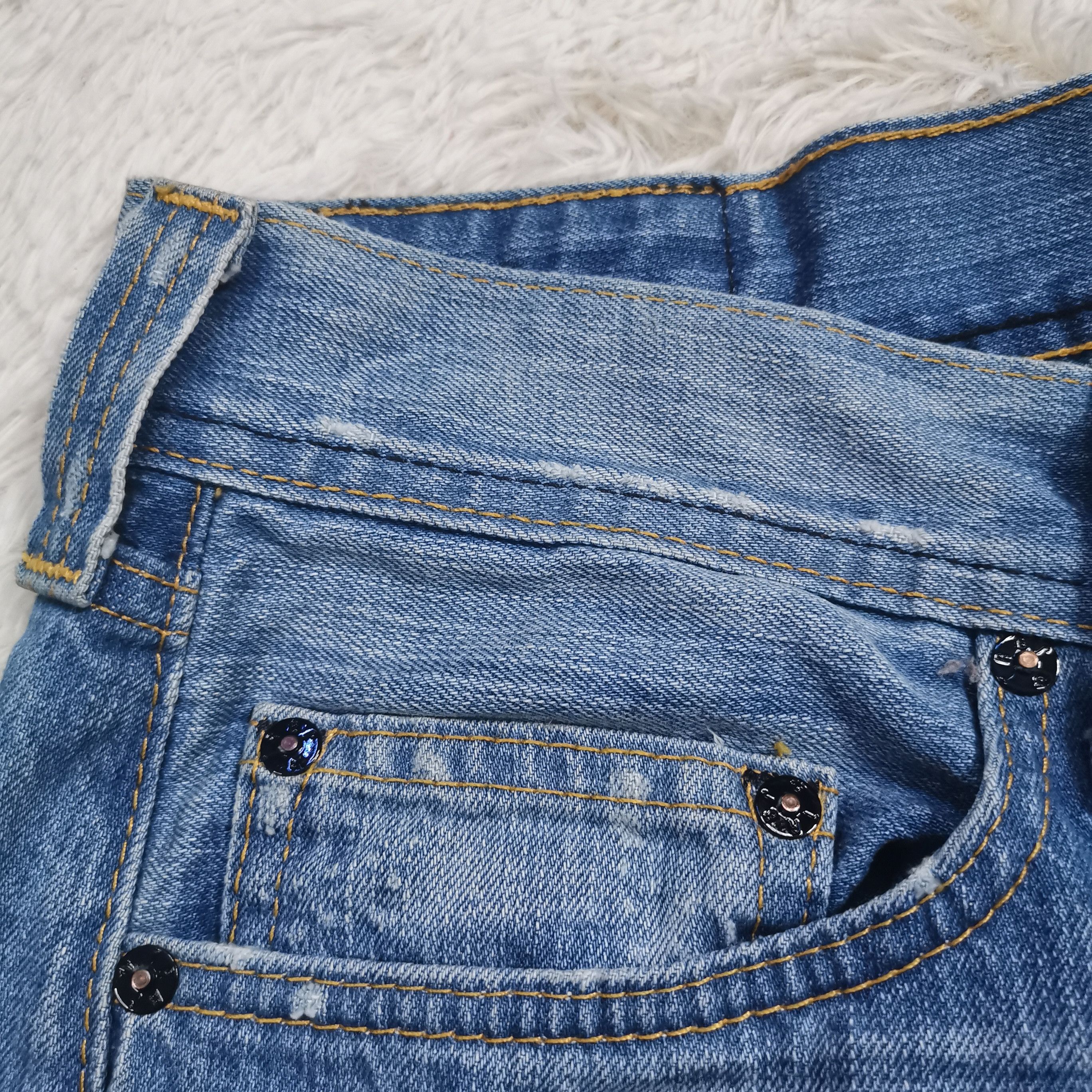 True Religion Y2k Embroidered Boro Stiching Patch Selvedge True Religion Size US 34 / EU 50 - 6 Thumbnail