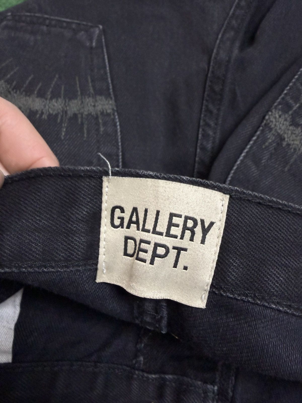 Chrome Hearts × Gallery Dept. Chrome Hearts x Gallery Black Flare Blue Patch Jeans Size US 32 / EU 48 - 7 Thumbnail