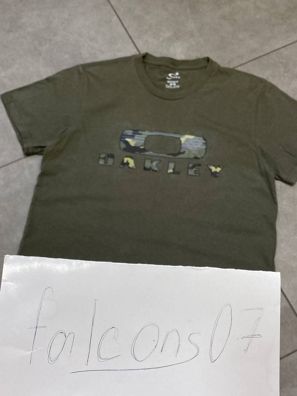 Oakley Oakley Big Camo Logo Regular Fit T-Shirt Size US M / EU 48-50 / 2 - 3 Thumbnail