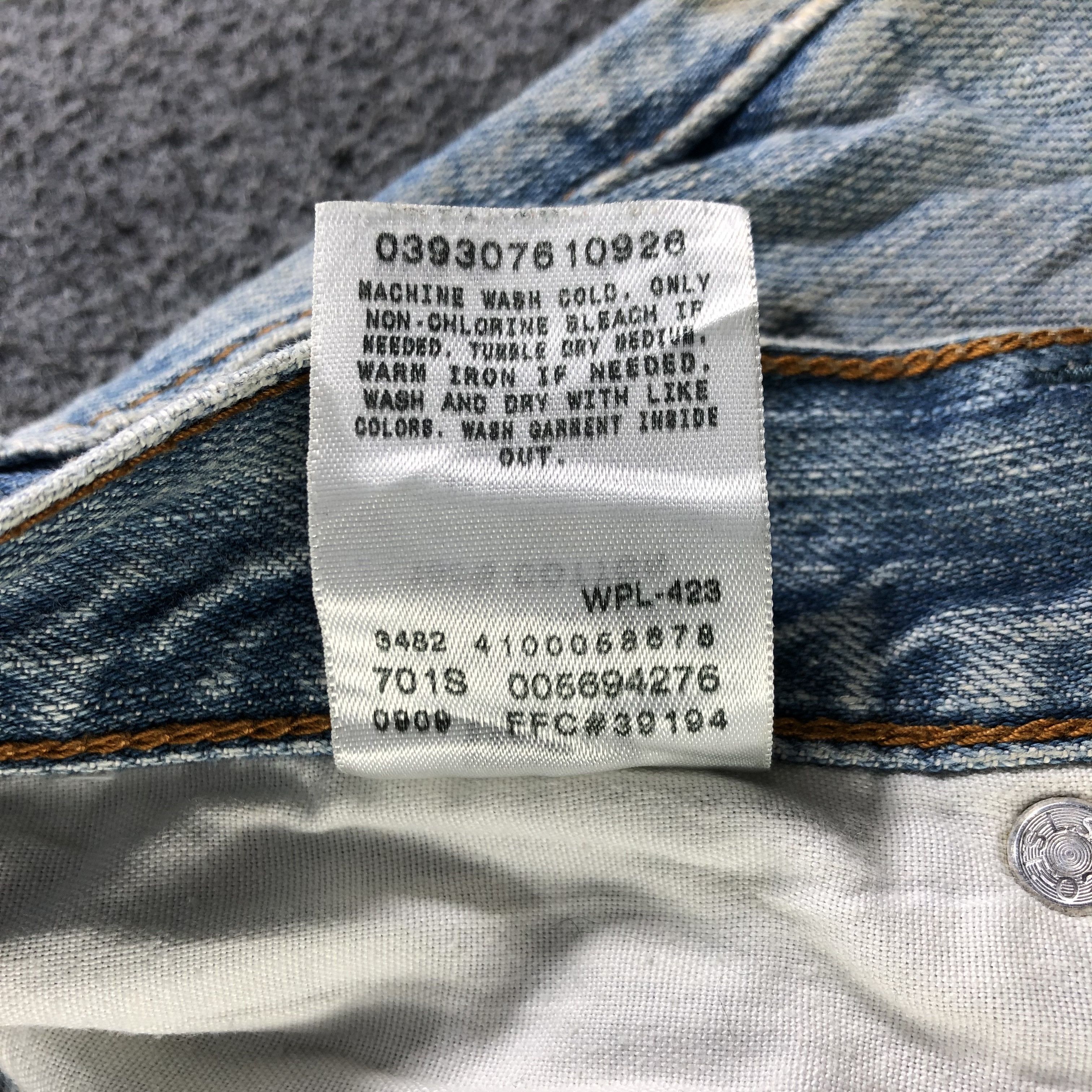 Levi's Vintage Blue Wash Levis 569 Jeans-J3103 Size US 36 / EU 52 - 10 Thumbnail