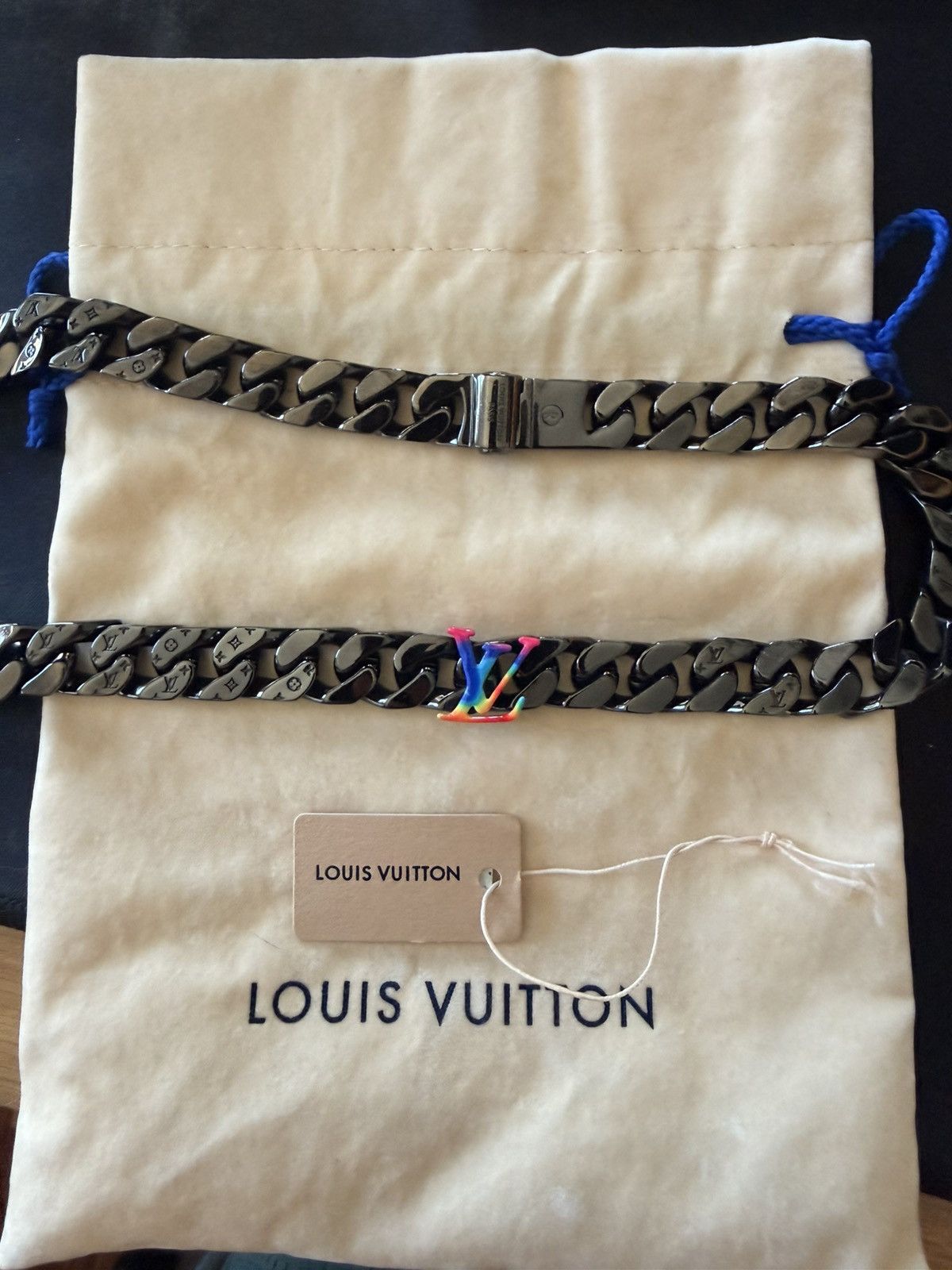 Louis Vuitton Louis Vuitton LV Rainbow Chain Necklace Size ONE SIZE - 4 Thumbnail