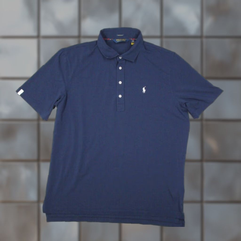 Ralph Lauren Ralph Lauren Polo Golf Short Sleeve Mens XL Blue Cotton Blend Shirt Size US XL / EU 56 / 4 - 1 Thumbnail