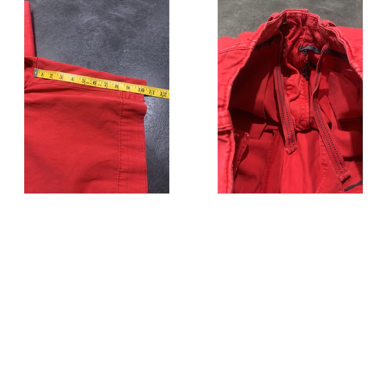 Polo Ralph Lauren VINTAGE Polo Ralph Lauren Shorts Men 32 Red Cotton Distressed Chino 90s Size US XS / EU 42 / 0 - 8 Thumbnail
