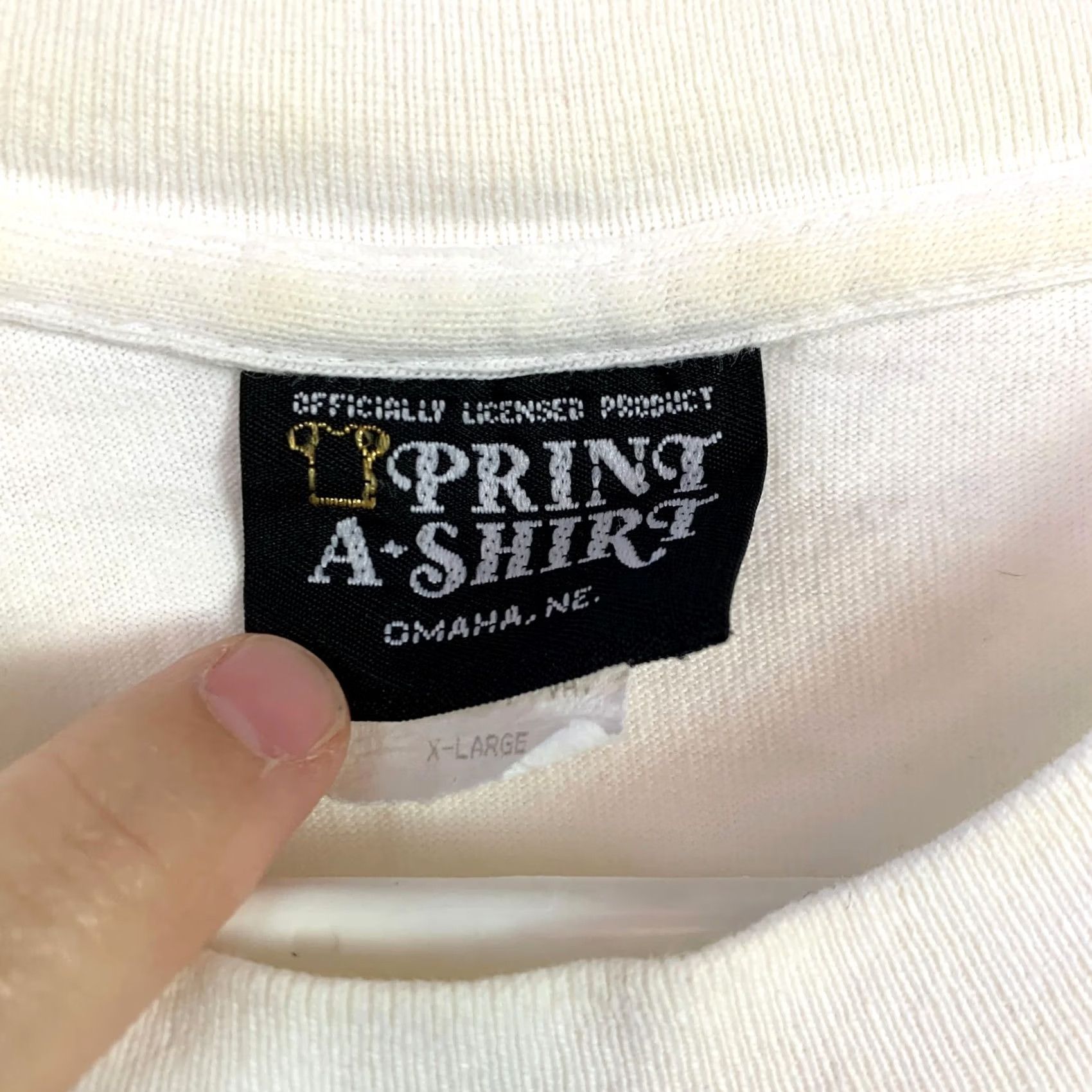 Vintage VINTAGE Aksarben A New Breed Of Fun Horse Racing Tee T-Shirt Shirt XL White Nike? Size US XL / EU 56 / 4 - 3 Thumbnail