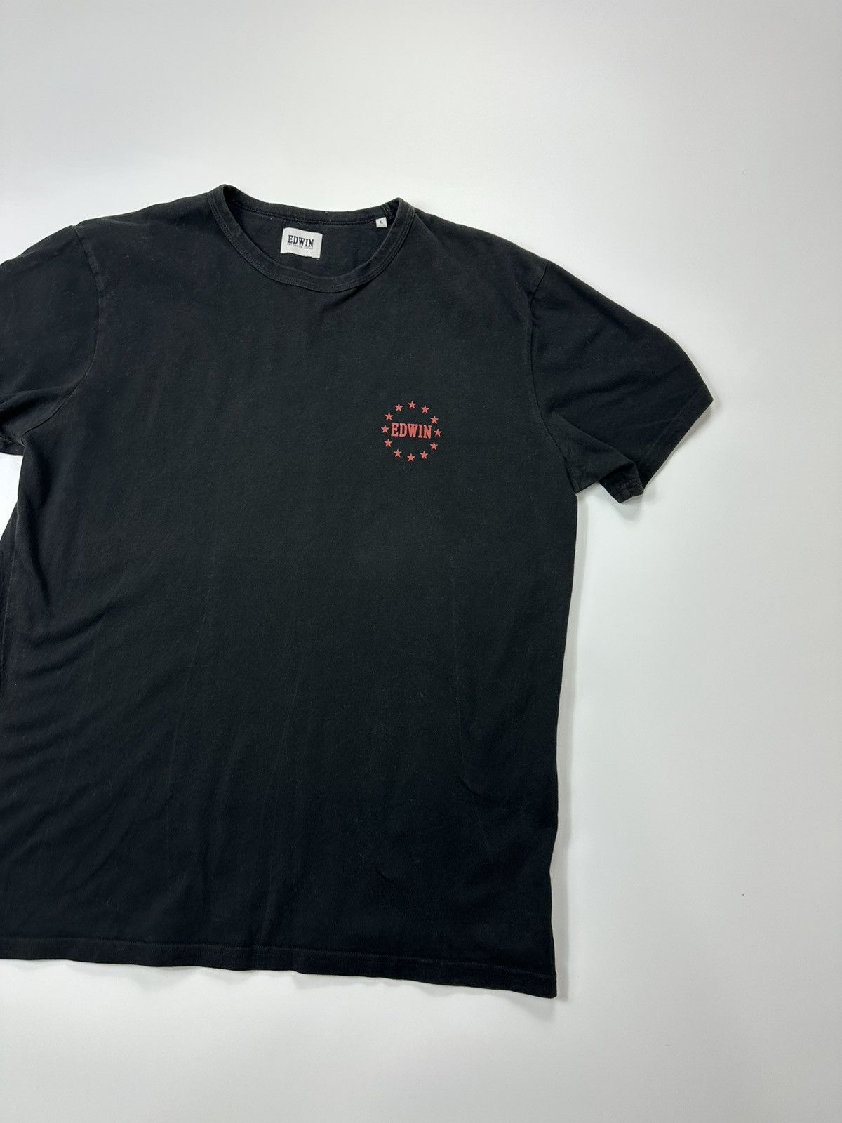 Edwin Edwin T-shirt Logo Men's Black Size US L / EU 52-54 / 3 - 4 Thumbnail