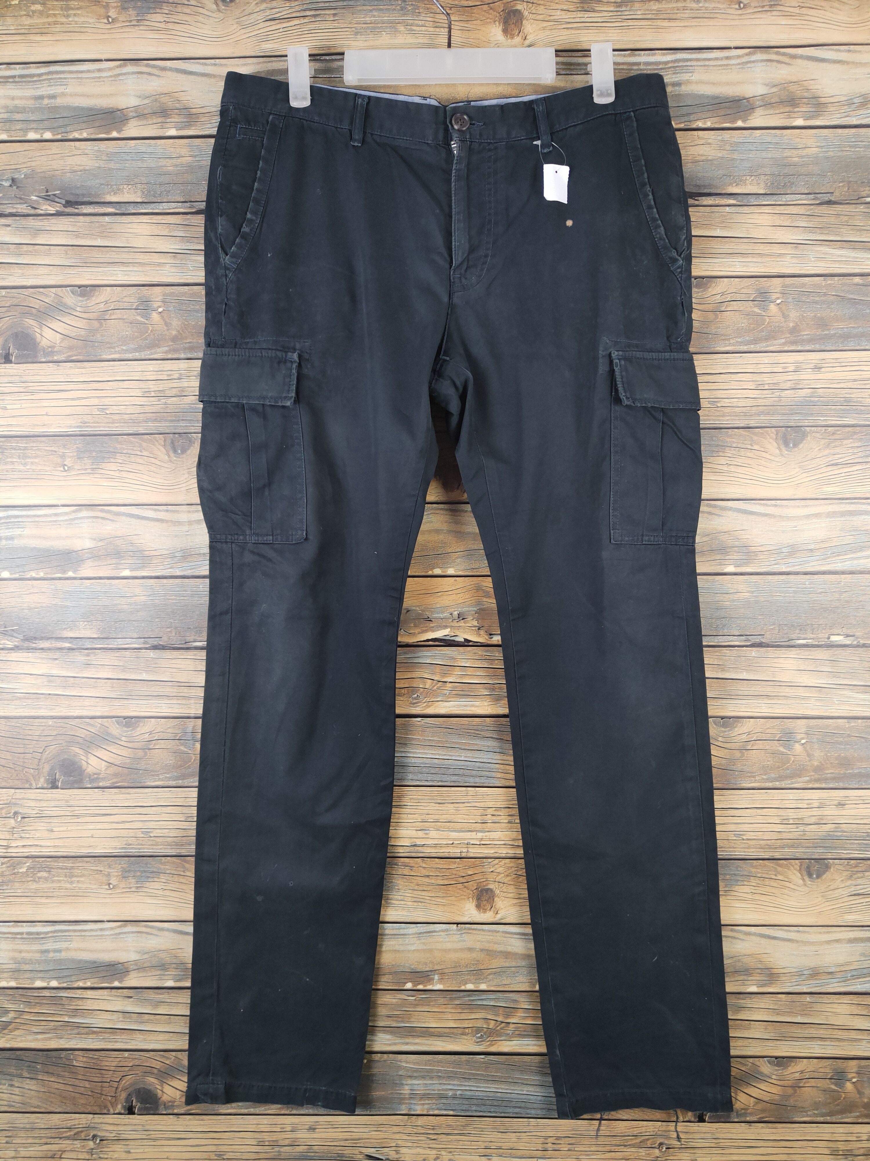 Japanese Brand DL Crowded Black Multipocket Tactical Cargo Pants #1399 Size US 32 / EU 48 - 1 Thumbnail