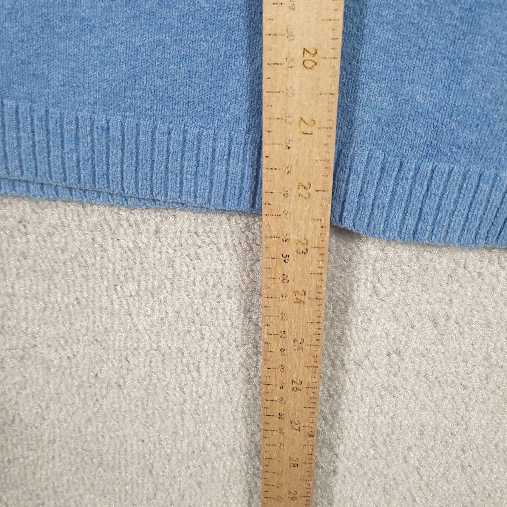 J. Jill J. Jill Sweater Women Medium Blue Crewneck Long Sleeve Knit Pullover Regular Fit Size M / US 6-8 / IT 42-44 - 6 Thumbnail