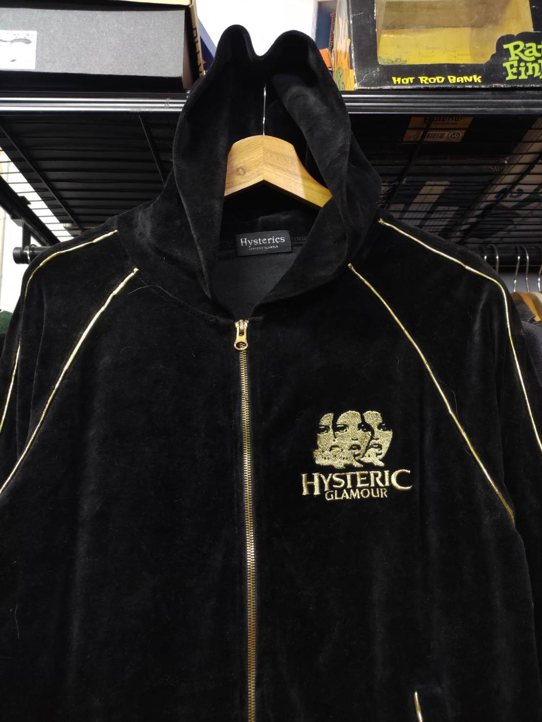 Hysteric Glamour Hysteric Glamour Black Hoodie It's Always Harder