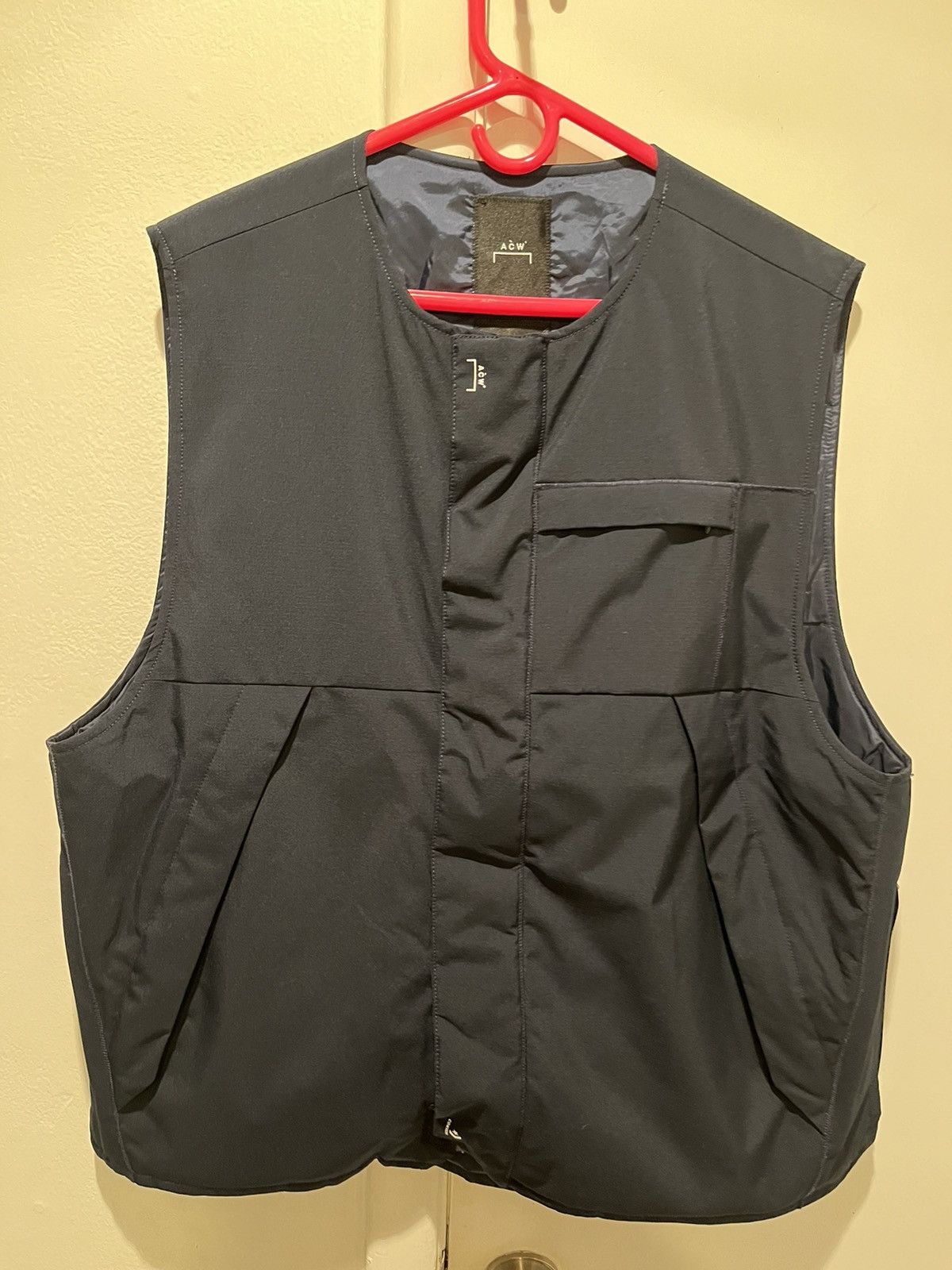 image of A Cold Wall Converse Acw Gilet Vest Blue Silver Men’S Xl, Men's