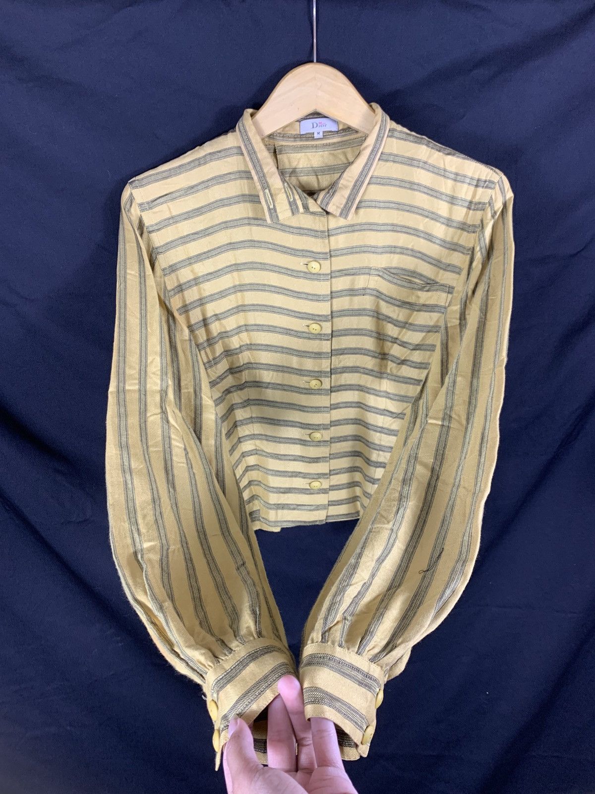 Dior Dior Stripe button Long Slevee Size M / US 6-8 / IT 42-44 - 3 Thumbnail