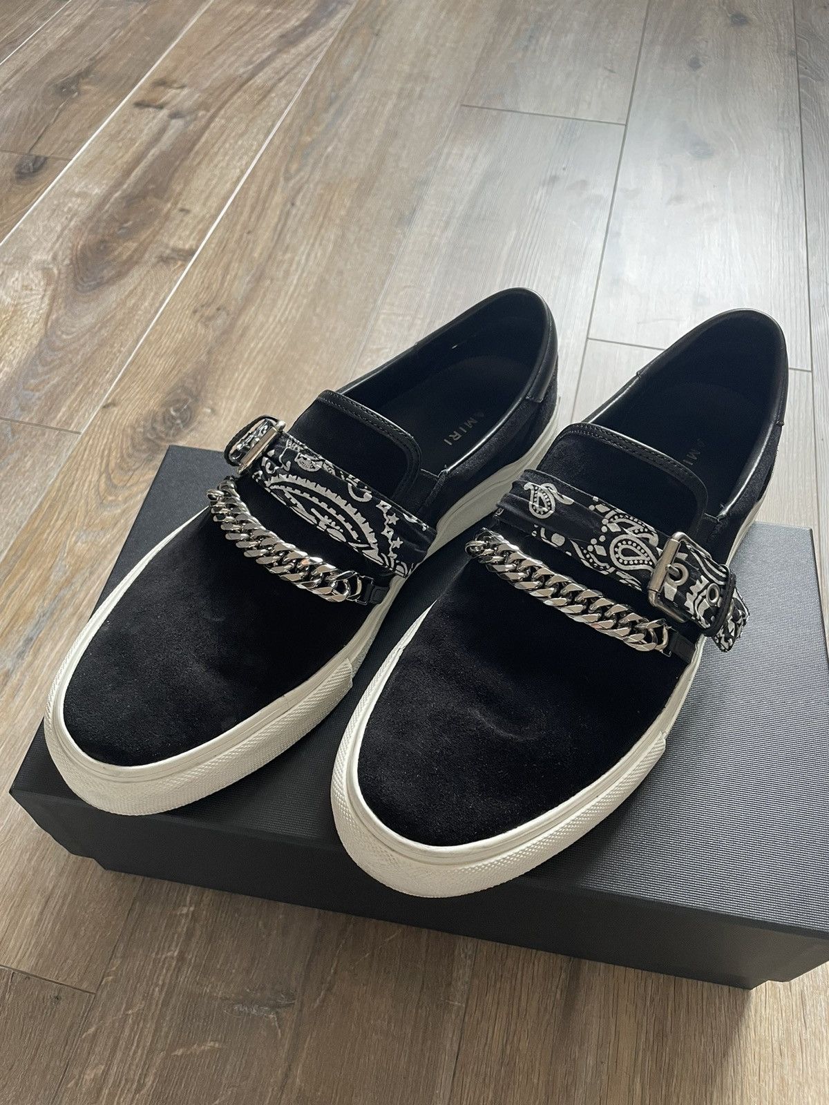Amiri Bandana Slip ons Size US 12 / EU 45 - 3 Thumbnail