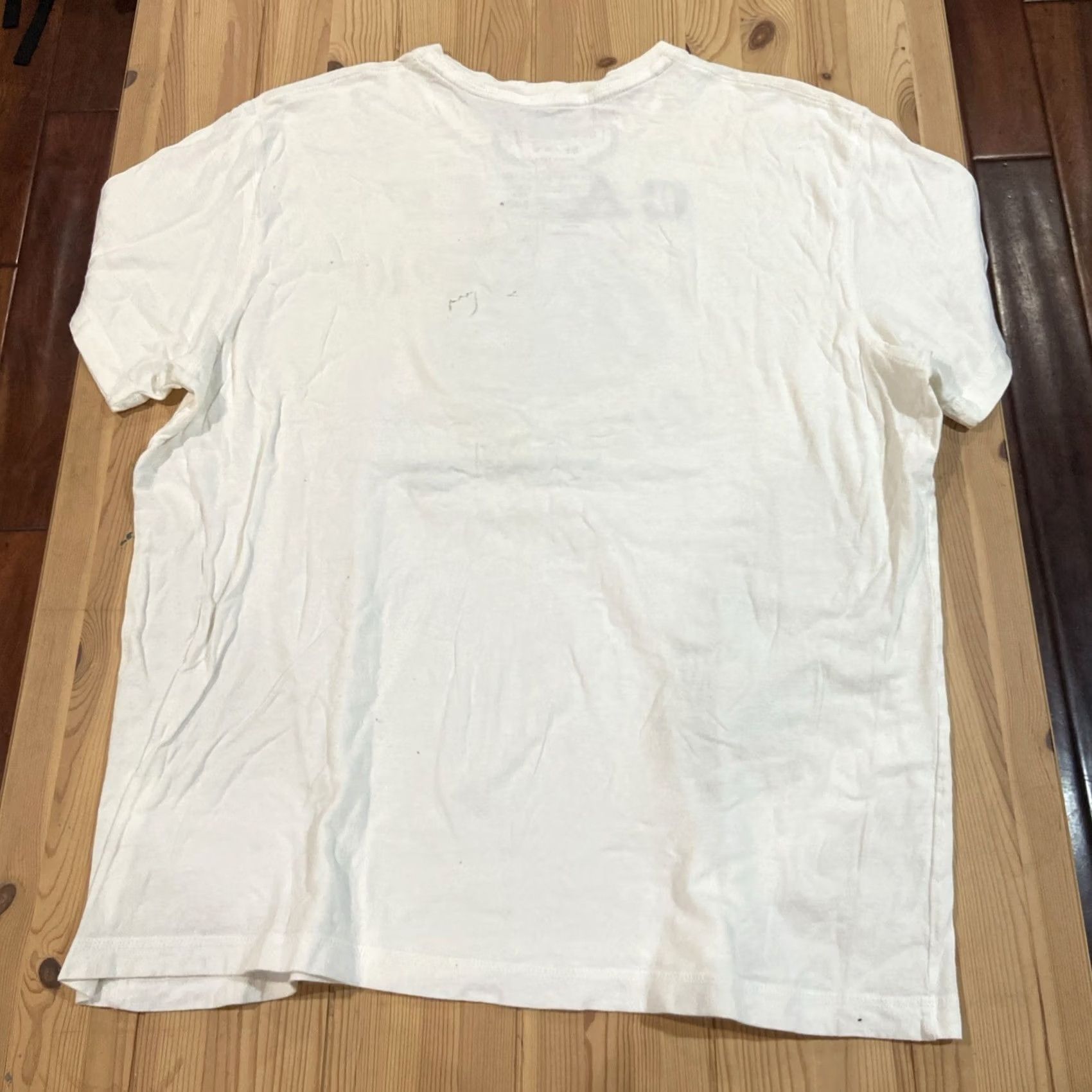 Old Navy VINTAGE Old Navy T-Shirt Tiger White XL Mens Crew Neck Short Sleeve Y2K 90s Roaring Size US XL / EU 56 / 4 - 7 Thumbnail