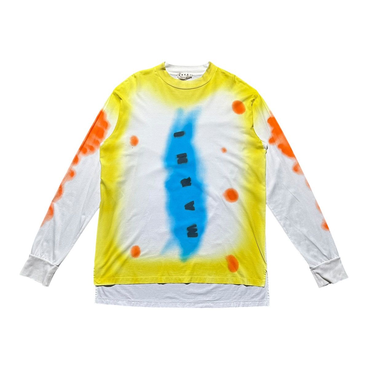 Marni Multicolor spray paint graphic long sleeve Size US M / EU 48-50 / 2 - 1 Thumbnail