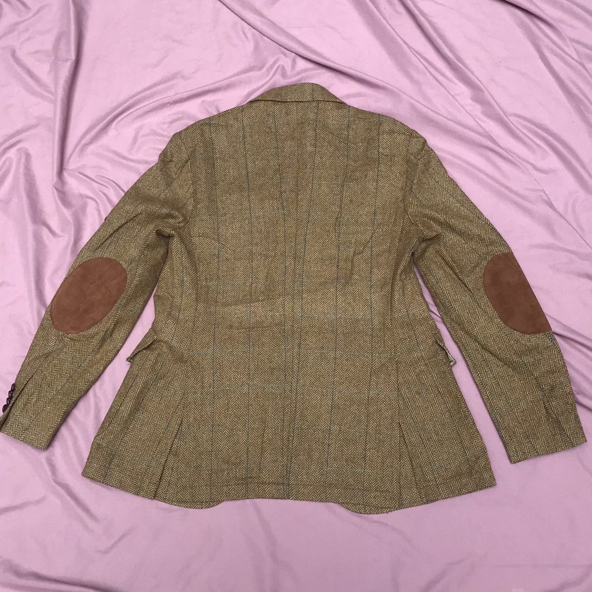 Other PURE WOOL TWEED UNLINED UNCANVASSED UNPADDED SHOULDER BLAZER Size 44R - 3 Thumbnail