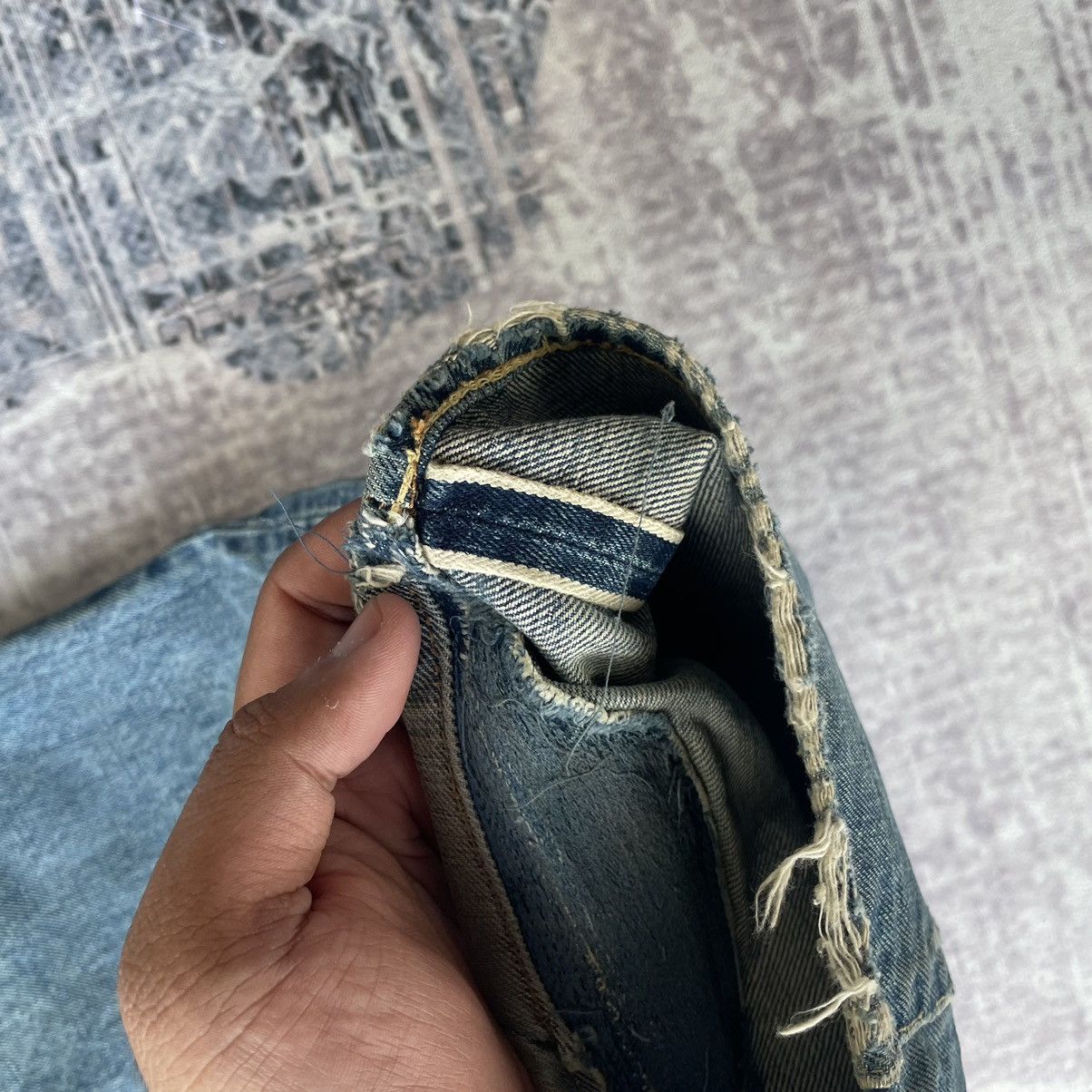 Kapital Vintage Distress Selvedge Toshikiyo Hirata Kapital Jeans Size US 32 / EU 48 - 10 Thumbnail