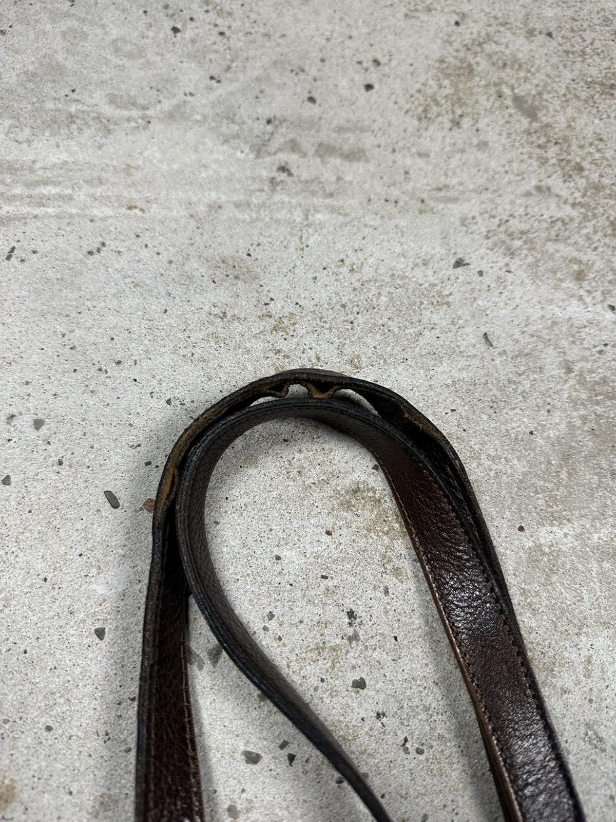 Vintage Vintage 90s Brown Utility Genuine Leather Hand Bag rare usa Size ONE SIZE - 14 Thumbnail