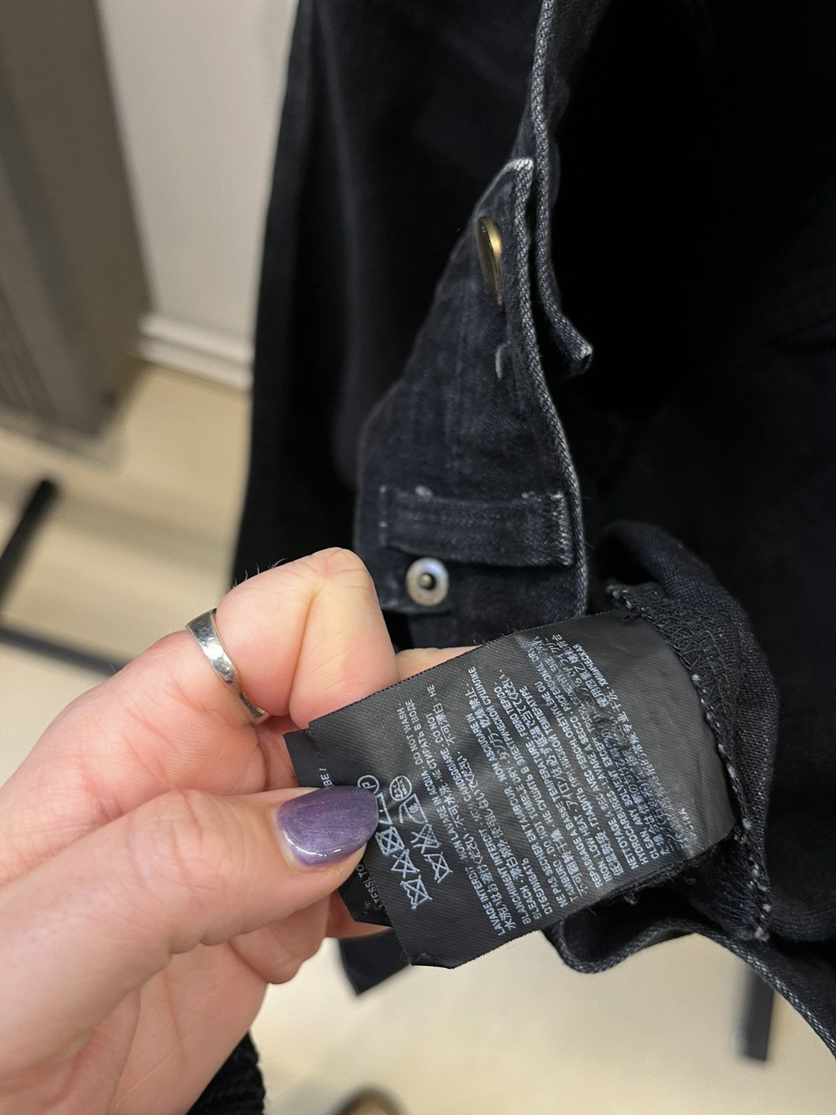 Saint Laurent Paris Saint Laurent Paris D01 Black Denim Size 30" / US 8 / IT 44 - 11 Thumbnail