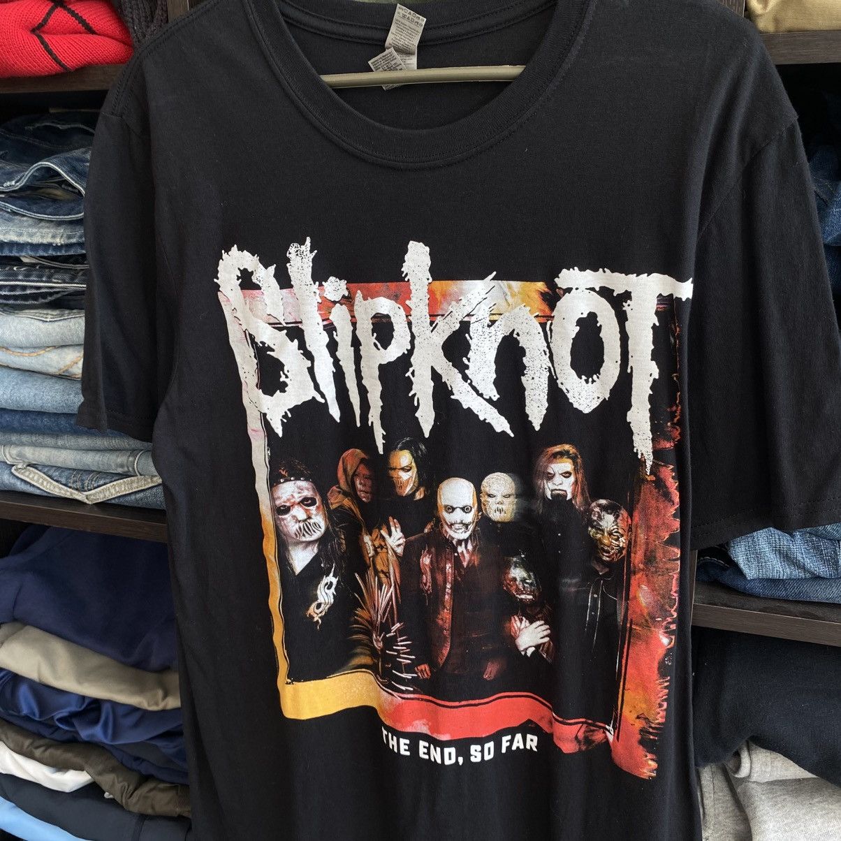 Band Tees Vintage Slipknot The End So Far Big Logo Graphic Band tee Size US M / EU 48-50 / 2 - 2 Thumbnail