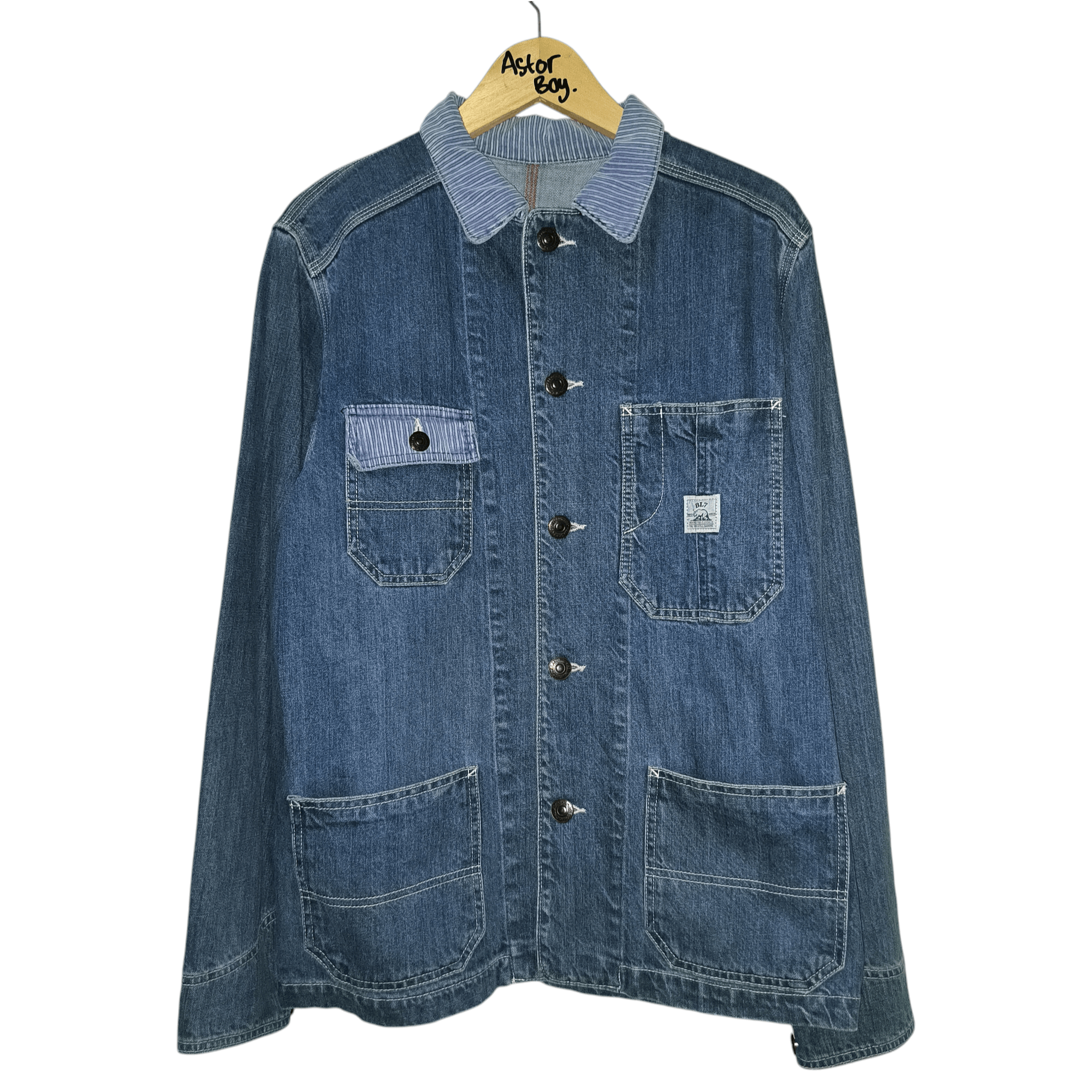 Vintage Vintage Black Label Chore Jacket Size US M / EU 48-50 / 2 - 1 Thumbnail