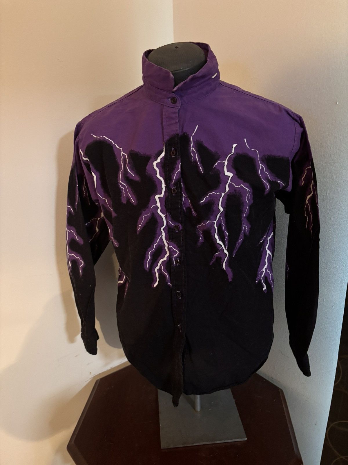 Panhandle Slim × Vintage Vintage 90s brooks and Dunn purple lightning long sleeve Size US M / EU 48-50 / 2 - 1 Thumbnail