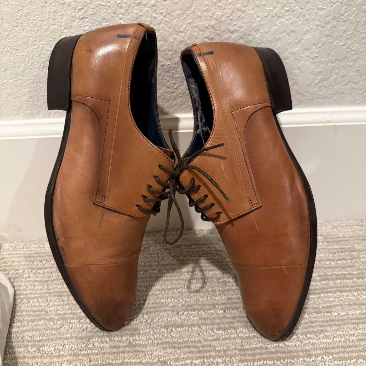 Zara Zara Man Modern Essentials Tan Leather Dress Shoes Size 11 Size US 11 / EU 44 - 7 Thumbnail