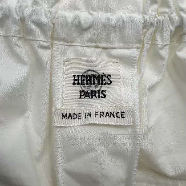 Hermes Hermes White Elastic Lace High Waisted Pants Size 25" / US 0 / IT 36 - 5 Thumbnail