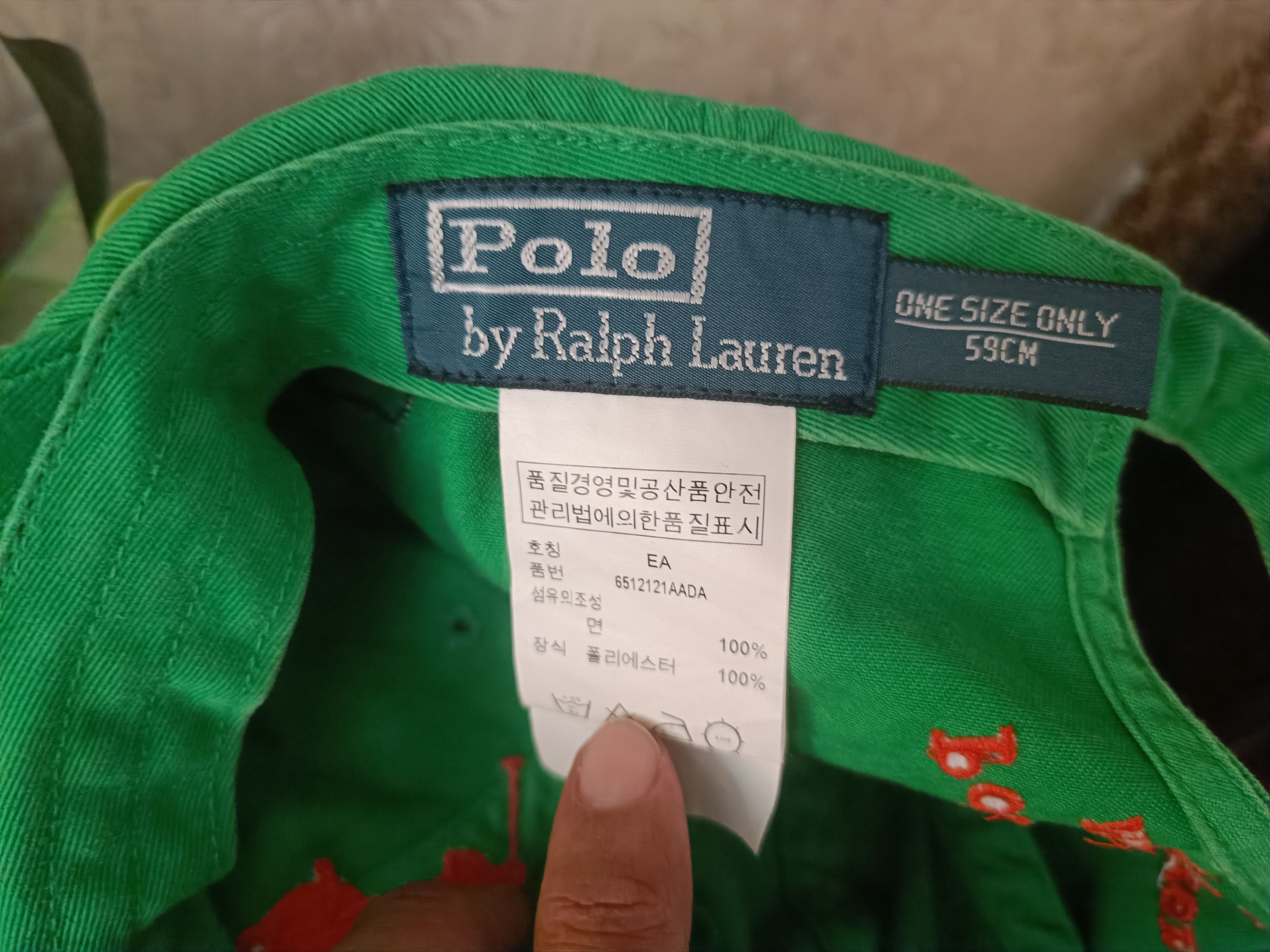 Polo Ralph Lauren ♦️Polo By Ralph Lauren Embroidery Logo Cap Size ONE SIZE - 7 Thumbnail