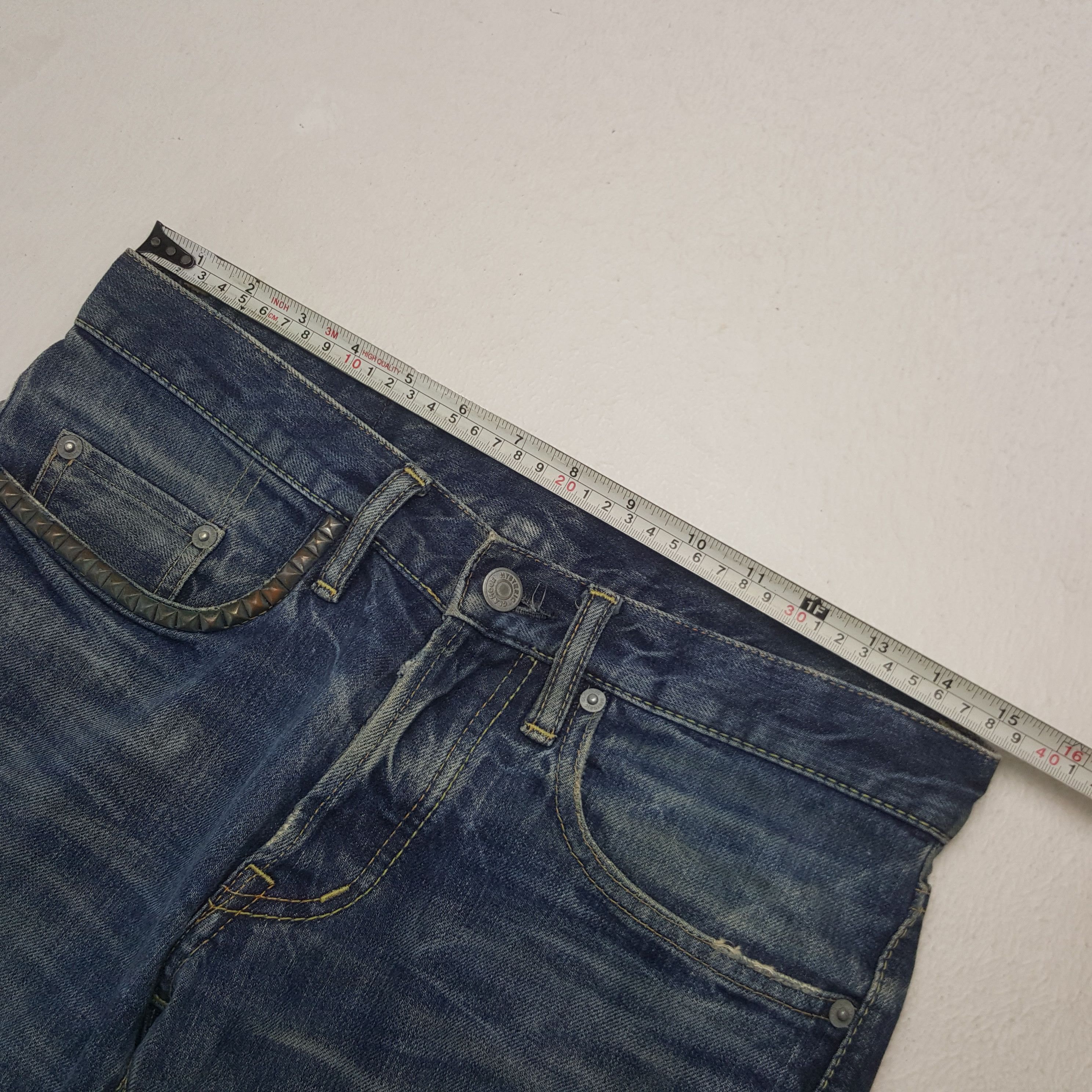 Hysteric Glamour × Japanese Brand × Vintage Vintage Hysteric Glamour Selvedge Custom Logo Denim Jeans Size US 30 / EU 46 - 7 Thumbnail