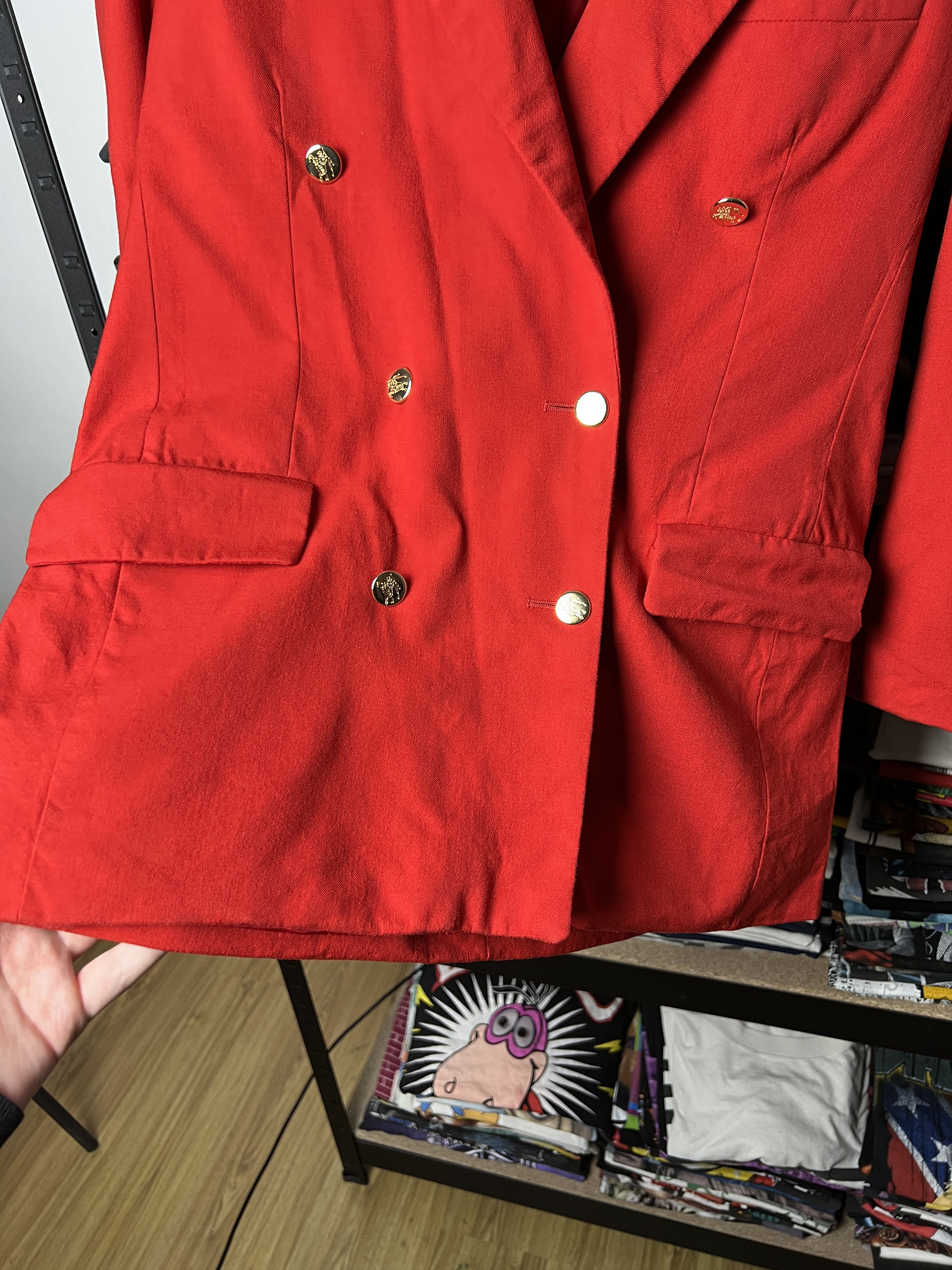 Burberry Burberry's Vintage 90s Blazer Coat size 12R Size L / US 10 / IT 46 - 9 Thumbnail