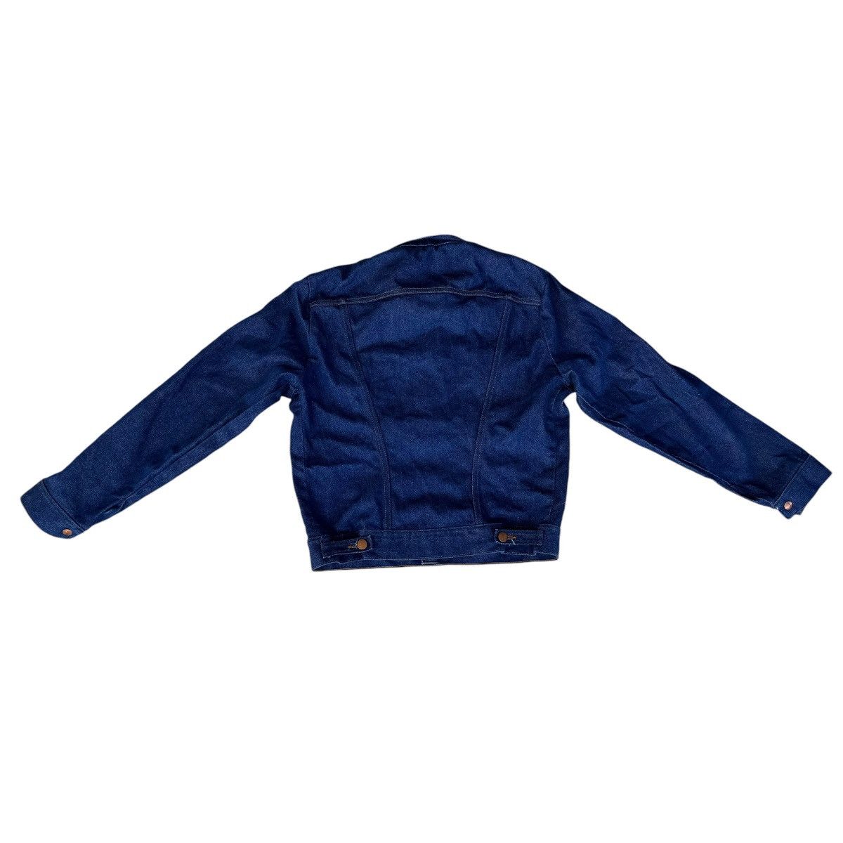 Vintage × Wrangler 74126NV 70s True Vintage Wrangler Navy Denim Trucker Jacket Size US XXS / EU 40 - 21 Thumbnail