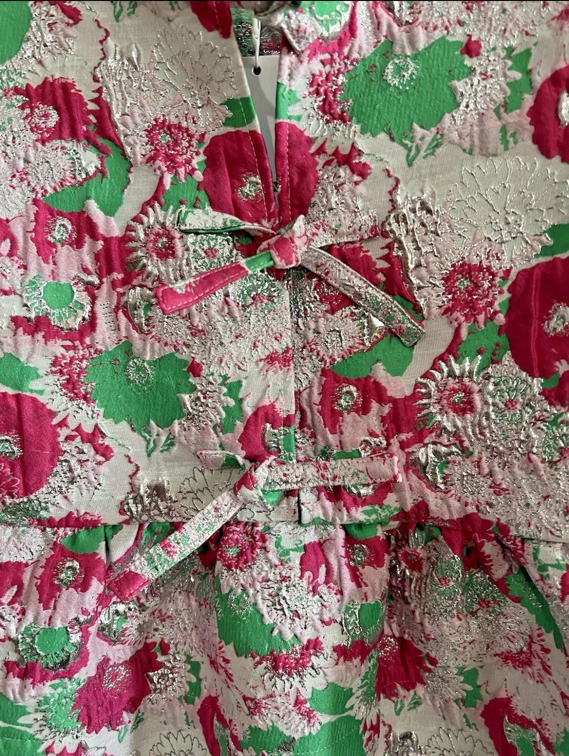 Ganni GANNI 3D Floral Ribbon Top Size M / US 6-8 / IT 42-44 - 10 Thumbnail