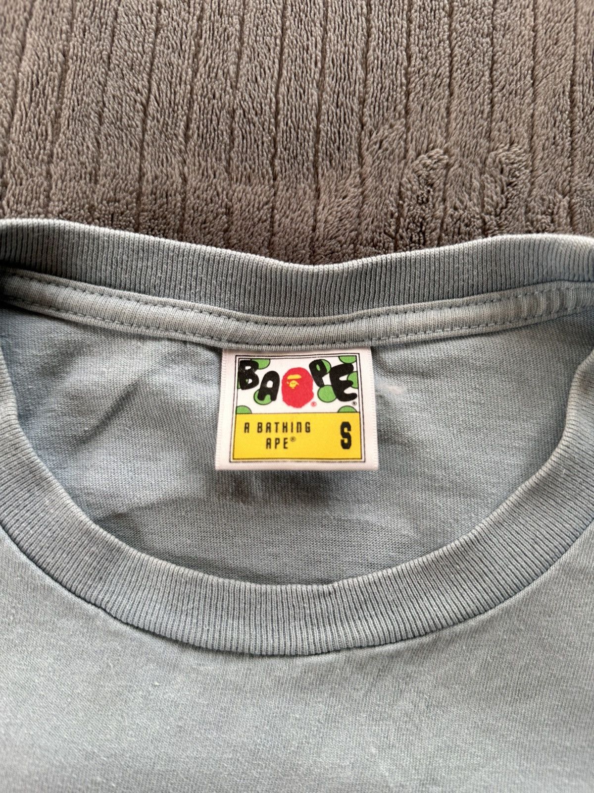 Bape Bape T-shirt Light Blue Bathing Ape Head Size Small Size US S / EU 44-46 / 1 - 6 Thumbnail