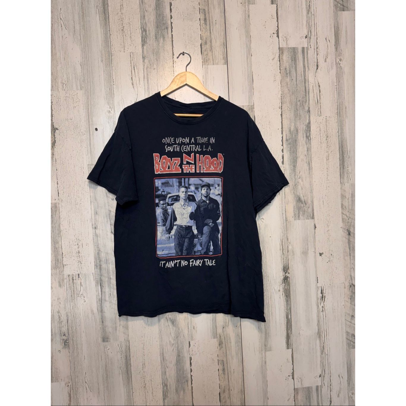 Boyz N The Hood Graphic Tee Black 2XL – 90s Movie Shirt | Columbia Pictures | Distressed Holes