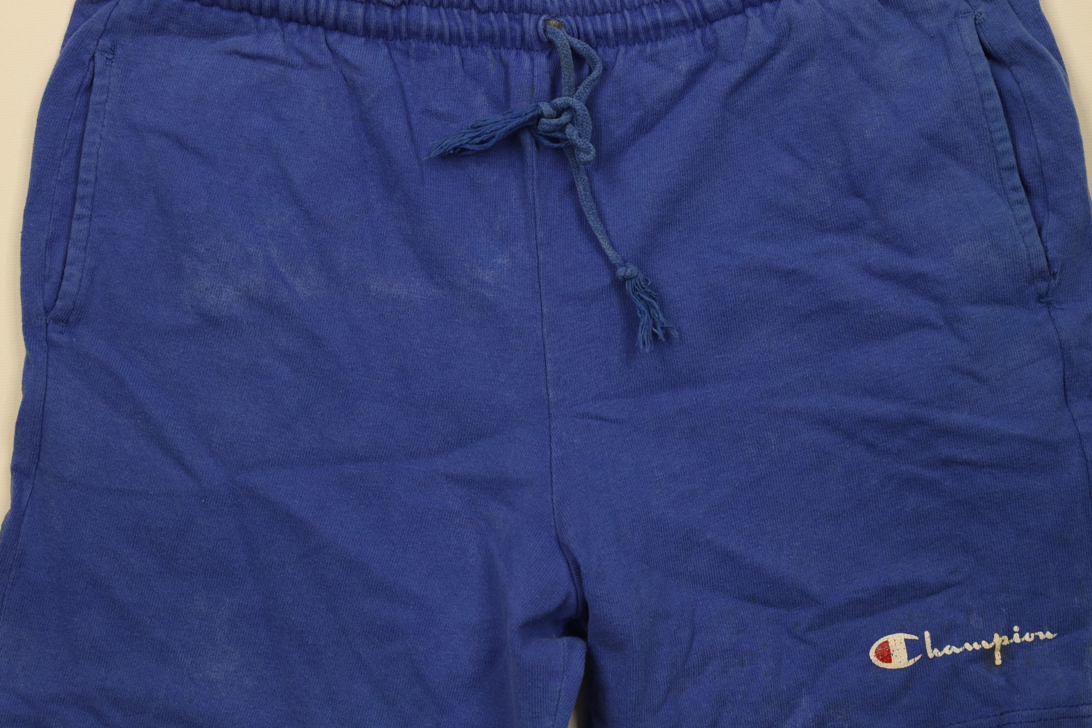 Champion Vintage 90s Champion Spell Above Knee Shorts Blue Cotton USA Size US 32 / EU 48 - 3 Thumbnail
