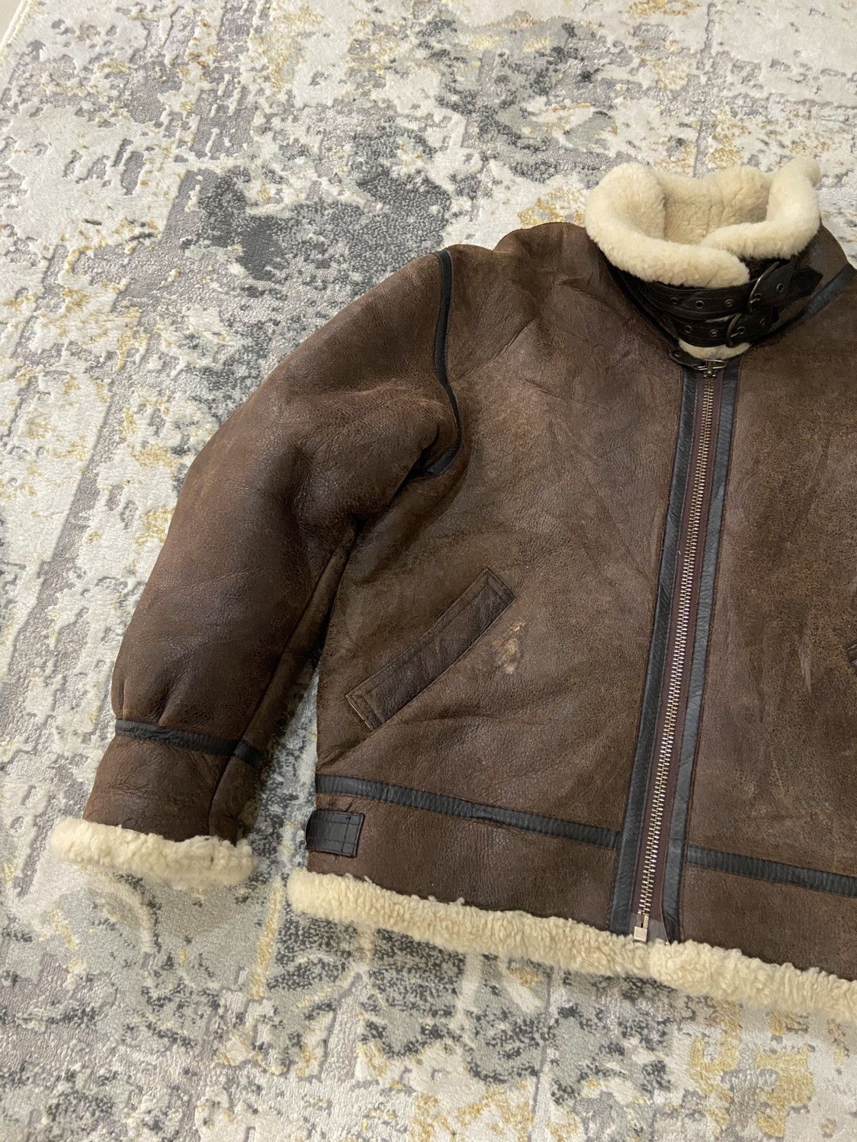 Vintage VINTAGE B3 WIND ARMOUR SHEEPSKIN SHERPA Size US L / EU 52-54 / 3 - 7 Thumbnail