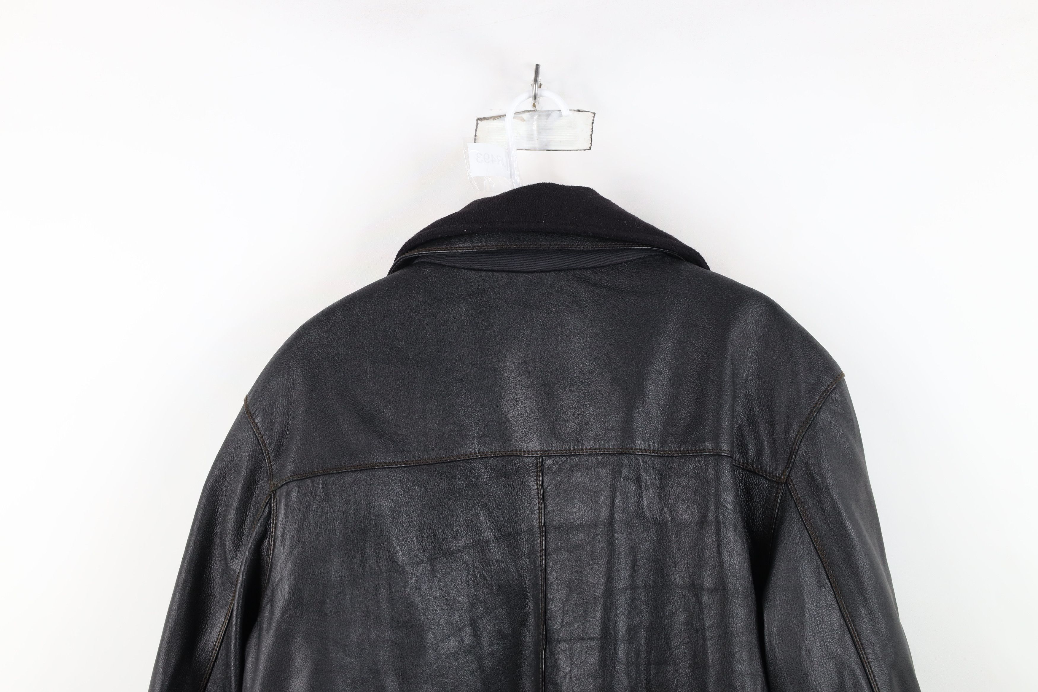 Columbia Vintage 90s Y2K Columbia 2 In 1 Leather Bomber Jacket Black Size US XL / EU 56 / 4 - 7 Thumbnail