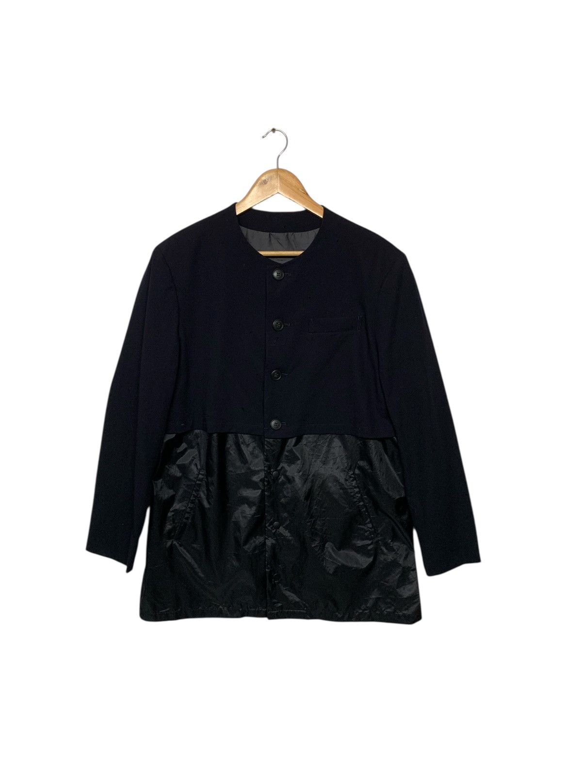 Designer × Y's × Yohji Yamamoto Rare‼️Y's Yohji Yamamoto Full Button Ups Blazer Size L / US 10 / IT 46 - 2 Thumbnail