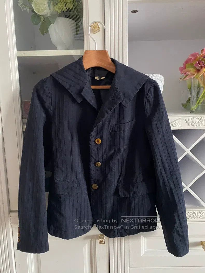 Comme Des Garcons Subline Peter Pan Collar Jacket