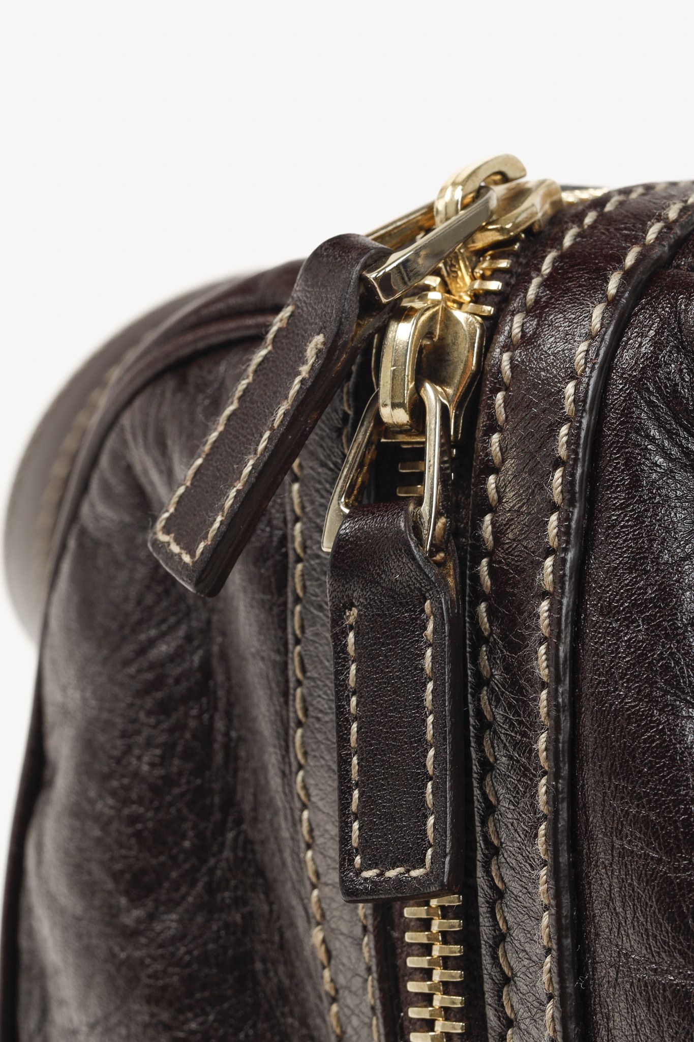Gucci Gucci Britt Boston Web Brown-Leather Bag Size ONE SIZE - 11 Thumbnail
