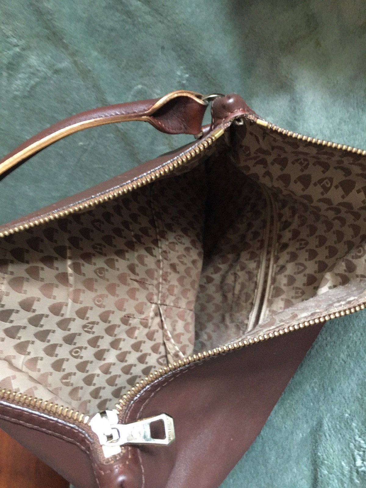 Longchamp Longchamp Brown Leather Vintage Handbag Hobo Bag Size ONE SIZE - 10 Thumbnail