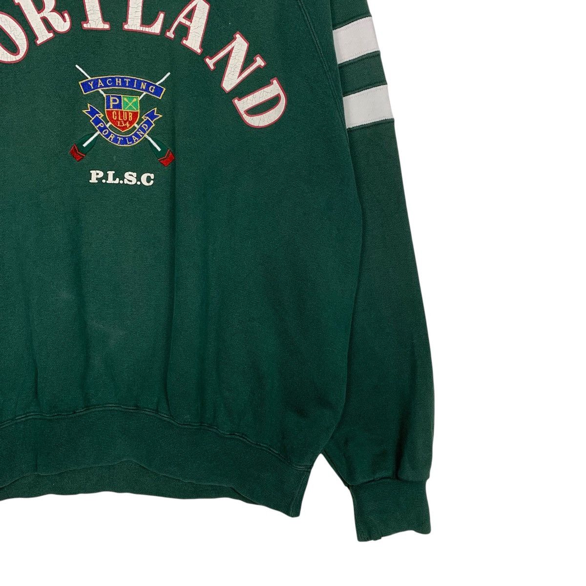 Japanese Brand Portland Crewneck Green Sweatshirt Size US M / EU 48-50 / 2 - 4 Thumbnail