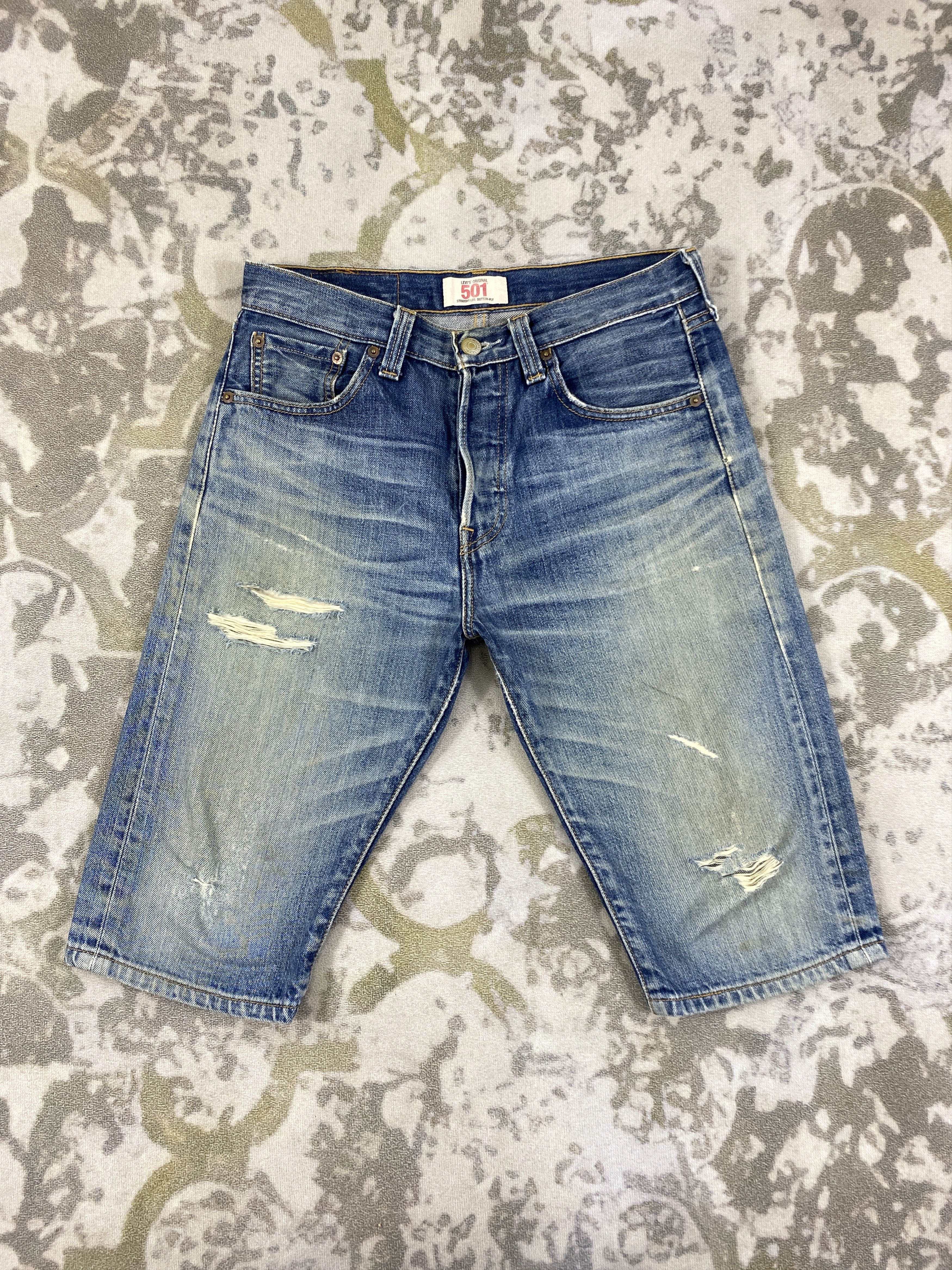 Levi's Faded Blue Vintage Levis 501 Jeans 30x13 - JN3032 Size US 30 / EU 46 - 1 Thumbnail